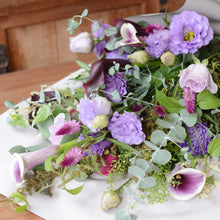 画像をギャラリービューアに読み込む, 紫色が基調のブーケ L